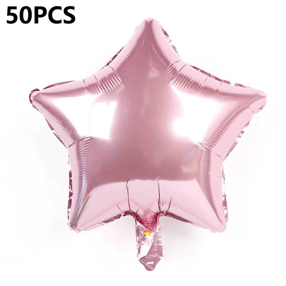 

PJ-Q11 50 шт. 45 см Цветные Звезды Шары из Алюминиевой Фольги Надувные Шары для Праздников Свадьбы Дня Рождения A