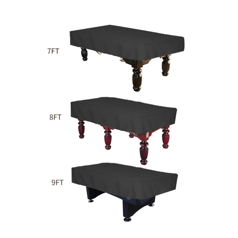 Billiard Table Cover with Drawstrings Oxfords Cloth Table Cover for Outdoor Indoor