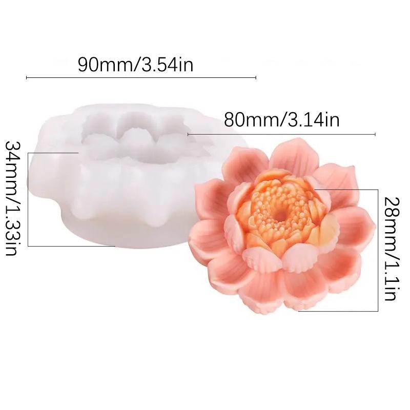 3D Flower Shape Fondant Mold Silicone Sugar Craft Molds Cake Chocolate Decoration Baking Tool Cupcake Jelly Candy Moulds