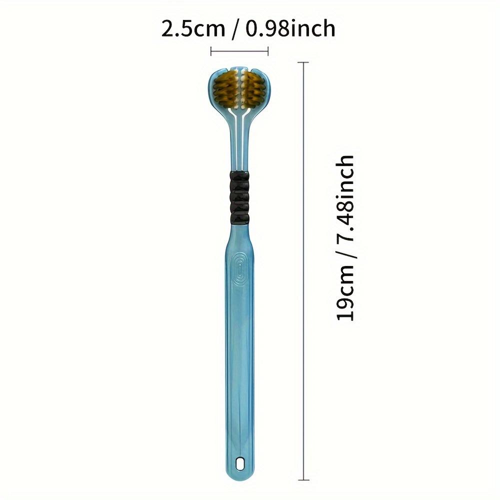 4pcs Ultra-Soft Bristle 3-Sided Toothbrush Set for Adults - Deep Clean & Gum Protection, Manual Brushes in Gift Box