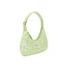 By Far Amber Sequin Laser Colorful Leather Underarm Bag Crescent Handheld Shoulder Clutch Women bags Green 21PFBASPARDHOLOSMA