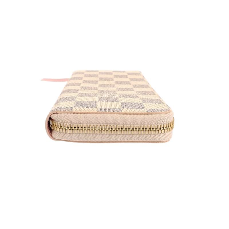 Louis Vuitton N61264 Purse White Damier Azur Canvas Women