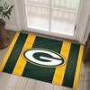 Green Bay Packers Design Crystal Velvet Carpet Cozy Non?Slip Printed Rug For Bedroom Living Room Entrance
