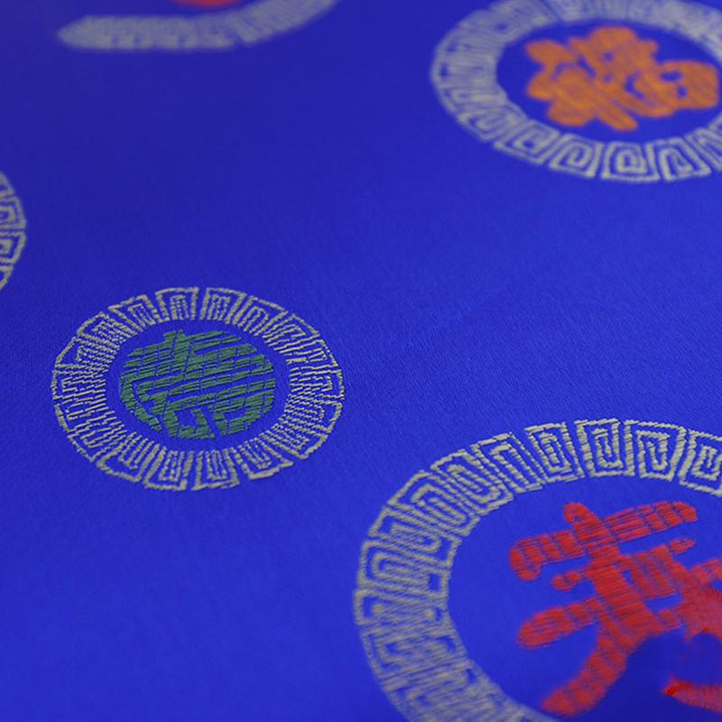 100*90cm Rayon Brocade Fabric For Sew Chinese Red Tang Suit Cheongsam Sheet Dress Costume Silk Like Damask Jacquard Satin Fabric