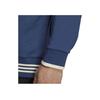 Adidas Originals Logo Pattern Crew Neck Sweatshirt Men Tops Blue HZ8922