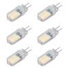 6Pcs G4 Bulb 3W 16LED 12V 360 Degree Heat Dissipation Design Low Power Wall Lamp BulbWarm White