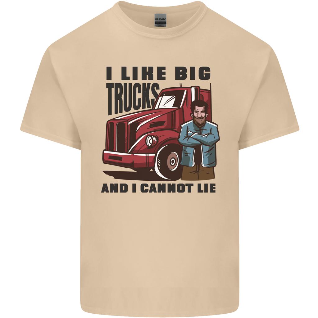 Lorry Driver I Like Big Trucks I Cannot Lie Trucker Unisexs Light Cotton Tshirt