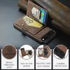 For iPhone Air Case JEEHOOD J01 Retro Leather + TPU Phone Cover Detachable Magnetic Card Holder