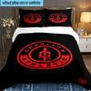 3PCS Football Charlton-Athletic Crest Bedding set,Ideal For1pc Duvet Cover And 2pcs Pillowcases Perfect for Christmas,Ideal for Bedroom, Dormitory