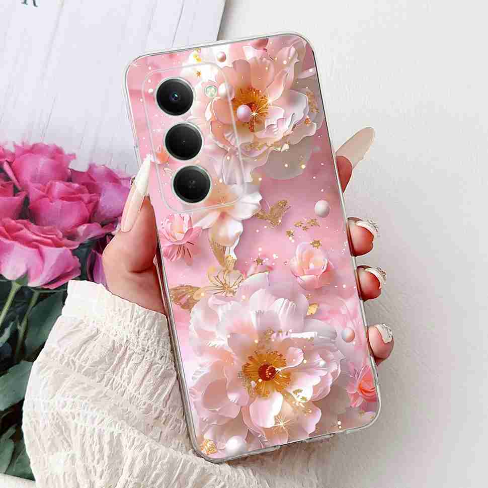 Case For Redmi 15 5G New Design Butterfly Flowers Shockproof Casing For Xiaomi Redmi15 Redmi 15 5G Soft Phone Back Cover