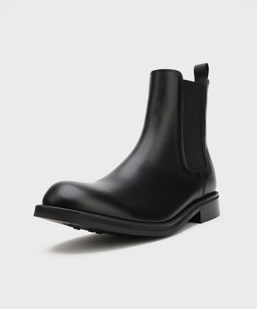 Firenze Atelier [Vibram] All Day Round Toe Chelsea Boots 2600 [Black Fg]