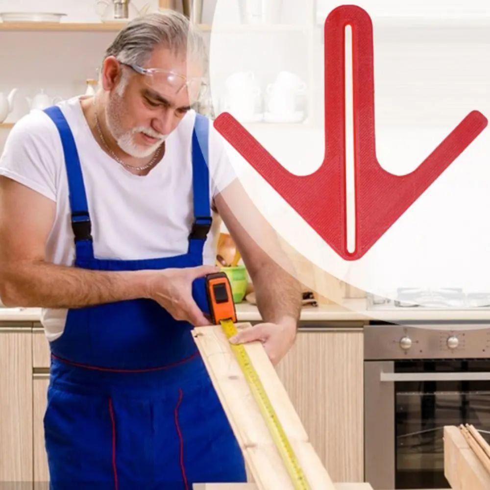 Recyclable Plastic Center Finder Tool Safe Materials Portable Design Engraving Work Piece Centering Device Compact Size