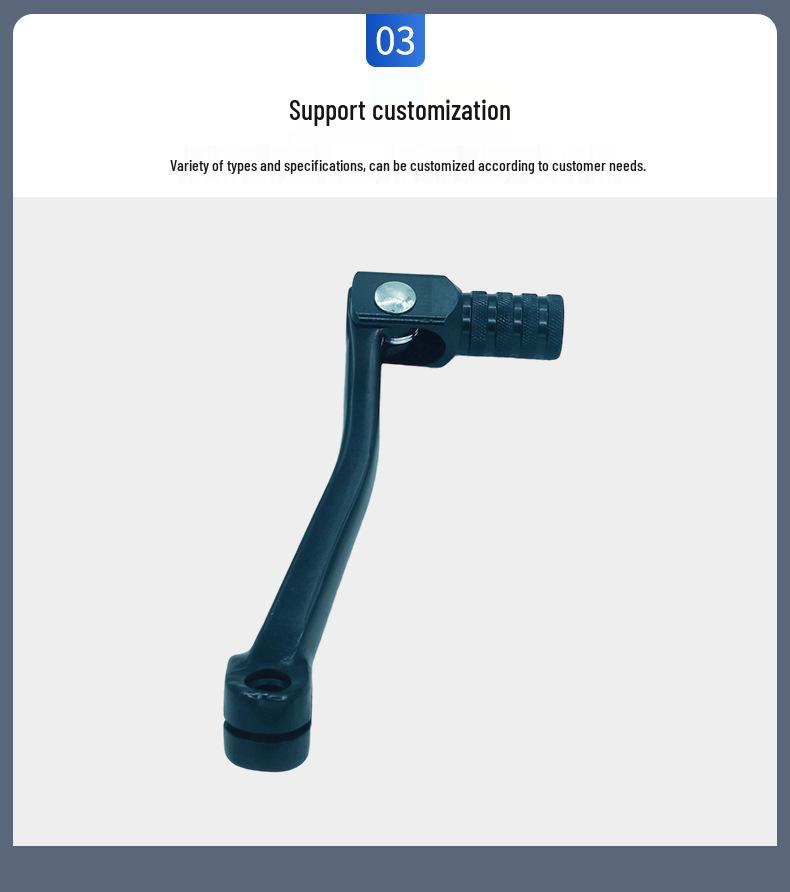Aluminum Foldable Motorcycle Gear Shift Lever - High Hardness, Wear-Resistant Accessories