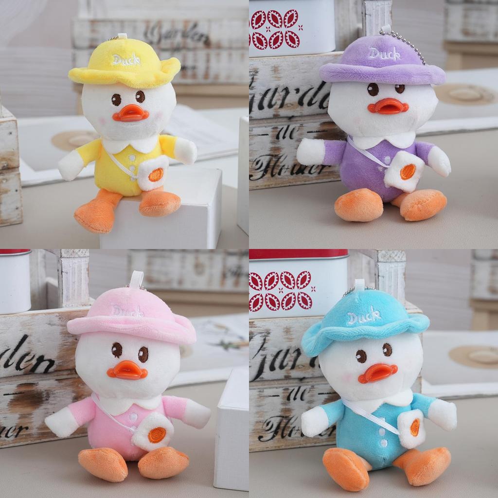 Plush Duck Keychain With Hat For Kids And Adults Perfect Gift Accessory