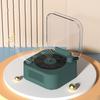 Bluetooth 5.0 Vintage Vinyl Record Speaker Stereo Sound Desktop Alarm Clock Speaker  Vintage Style