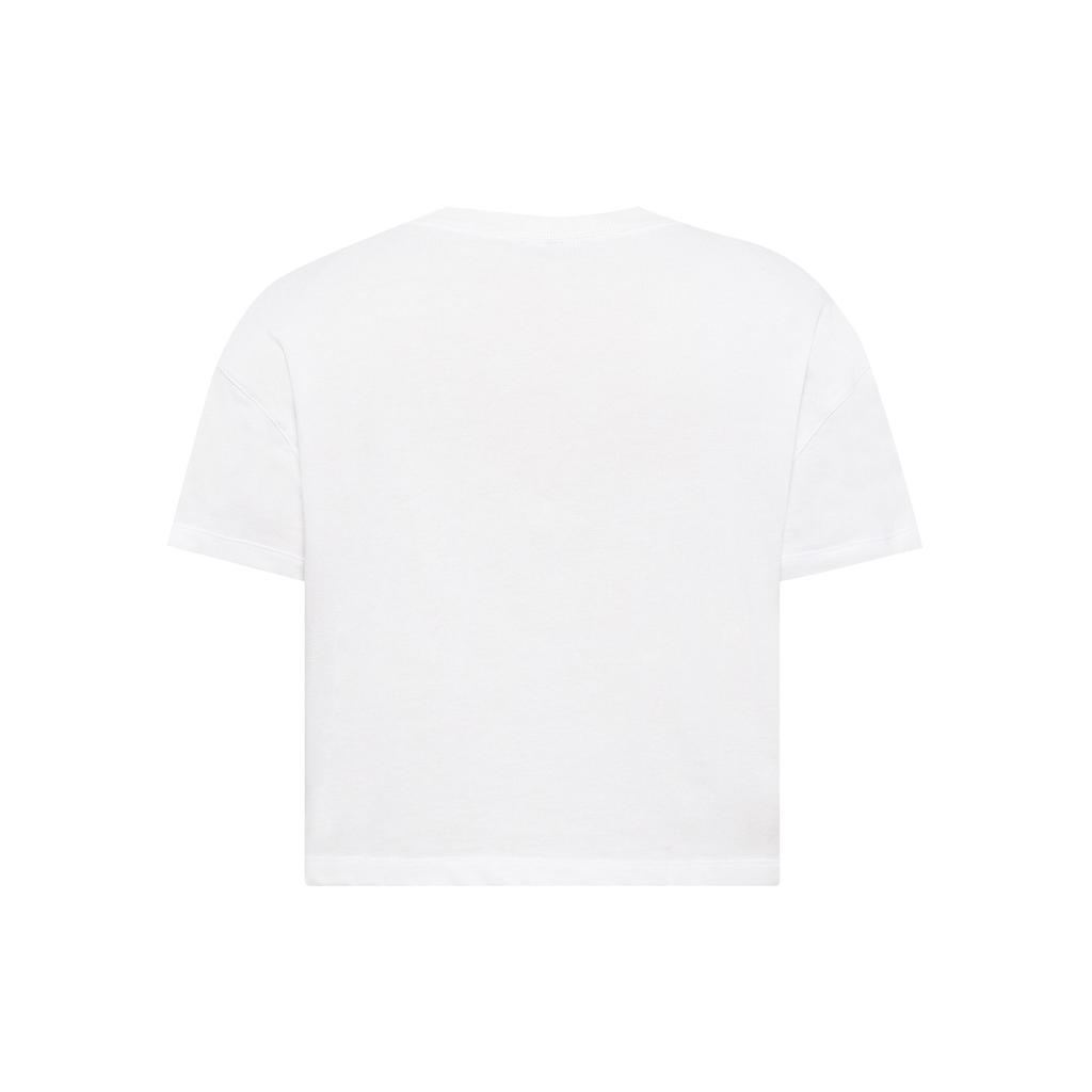 Nike Embroidered Logo Cotton Tee Women Tops White DA0324-121