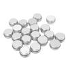 20pcs 5ml Empty Aluminum Round Tins with Screw Top Lids Reusable Aluminum Tin Jar Refillable Containers