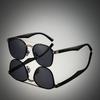 Unpolarisierte Mode Doppelsteg Oval Beschichtung Lichtblockierende Sonnenbrille Herren Damen High Definition Sonnenschutz Brille