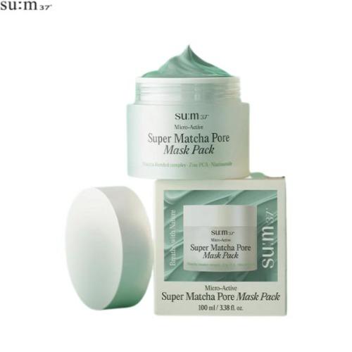 Micro-Active Super Matcha Pore Mask Pack 100ml Korean Luxe Brand Store