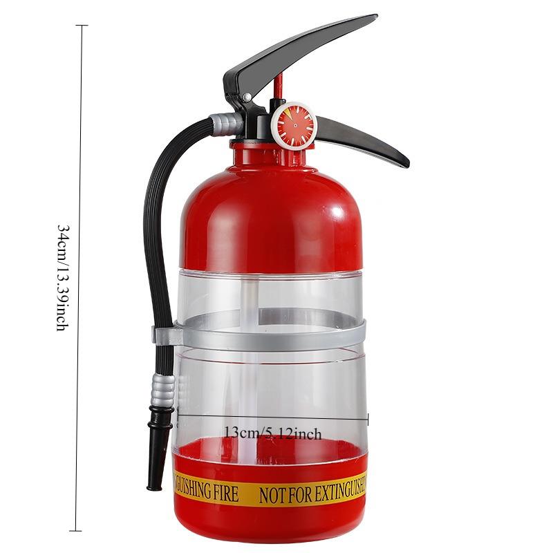 

1PCS Fire Extinguisher Style Mini Beer Dispenser Machine Plastic Storage Home Bar Party Use Portable Tap Kegerator Kitchen Decor красный