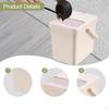 Tea Dregs Drainage Bucket Dustbin Container with Lid Home Office for Ceremony Table Accessories