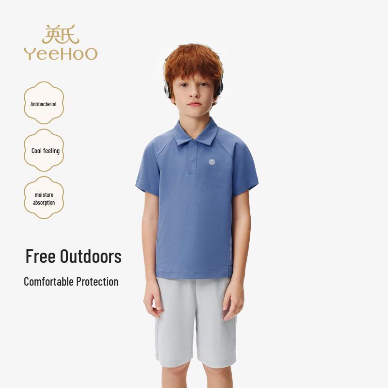 YEEHOO Kids' Cool-Touch Short Sleeve Polo T-shirt