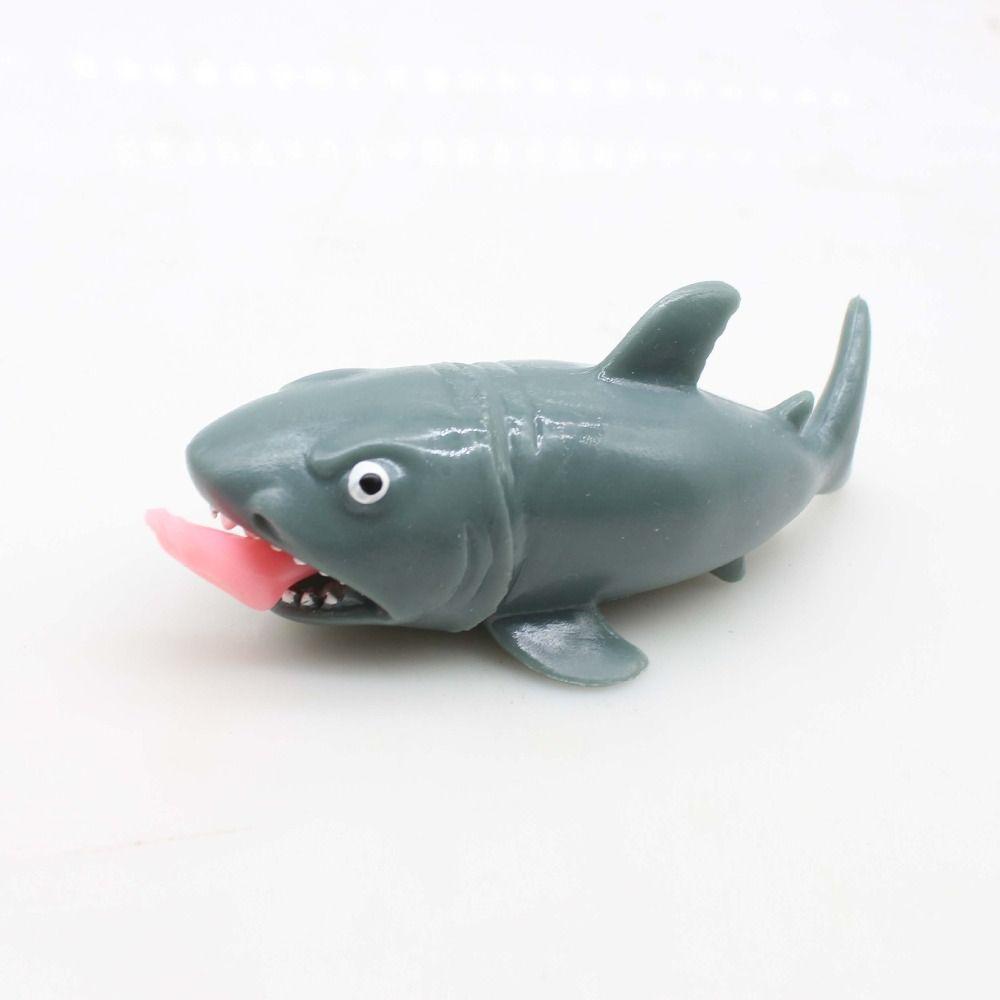 

1pcs Fidget Biting Leg Shark Squeeze Children Gag Toys Biting Leg Shark Toy Spoof Trick Gift shack