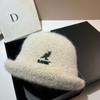 D Mouse Grainy Explosion Turned Eaves Rabbit Fur Basin Hat Autumn and Winter New Outdoor Thickened Warm Plush Casual Hat Tide