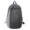 A Male College Student with A Small Simple Large-capacity Computer Backpack