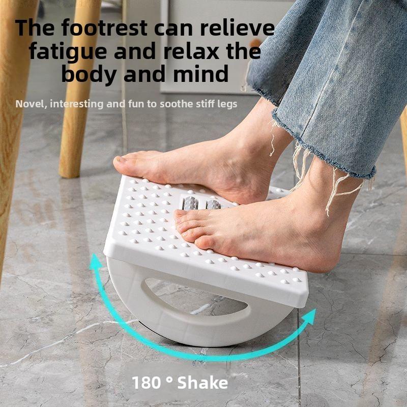 Office Footstool Luxury Plastic Footrest For Adults Antioverlapping Leg Support