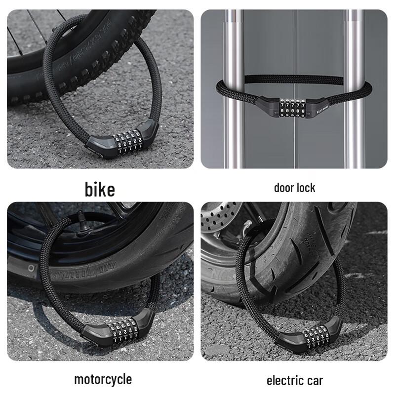 West Rider Bicycle Anti-Theft Combination Cable Lock