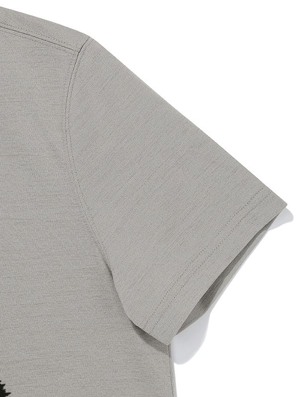 BBC EARTH W Big Nature Short Sleeve Round Neck_Ash Grey