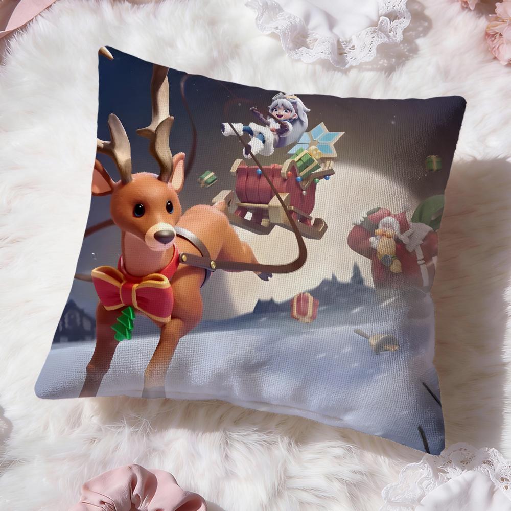 

Whiteout Survival Cushion Cover Premium Comfort Reversible Pillow Cove -Two in One Design for Any Room & Car Interior 30cmx30cm