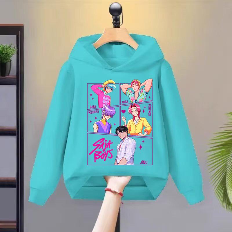 Kpop Polowanie na Czarownice Odzież Dziecięca, Męskie i Damskie Bluzy Wiosenno-Jesienne oraz Modne Bluzy