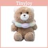 Plush Bear Cartoon Doll Keychain With Scarf Design For Collection And Kids Gift