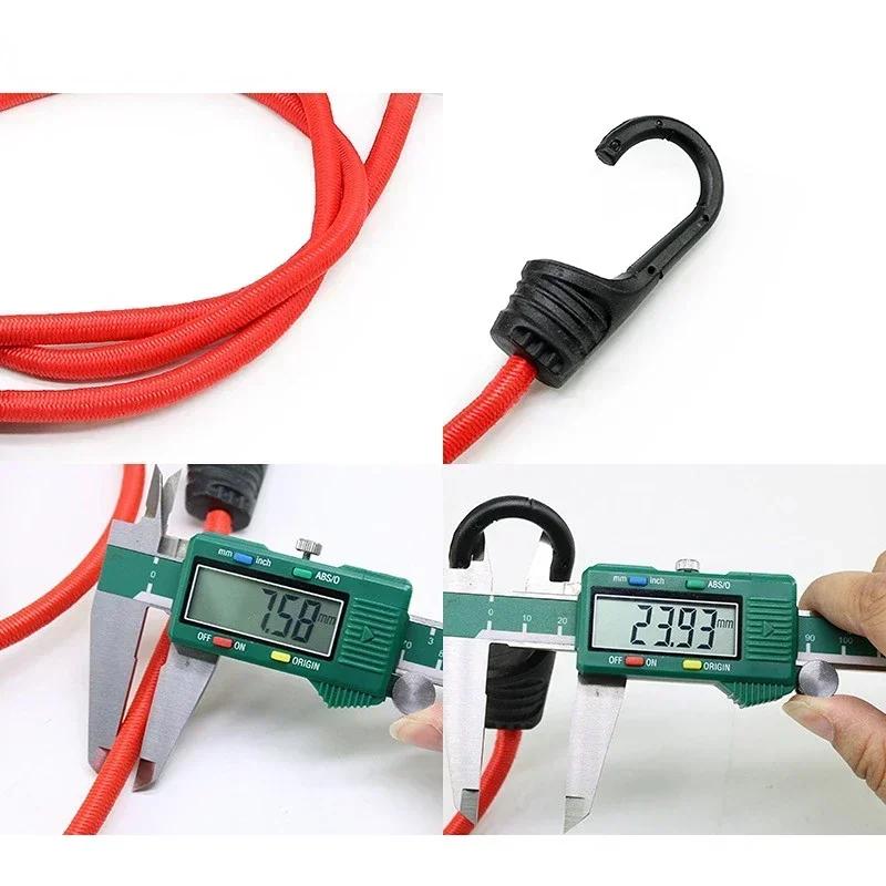 Motorcycle Bicycle Luggage Rack Carrier Elastic Band Bicycle Cargo Racks Tied Straps Rope Band With Hooks MTB Bike Accessories