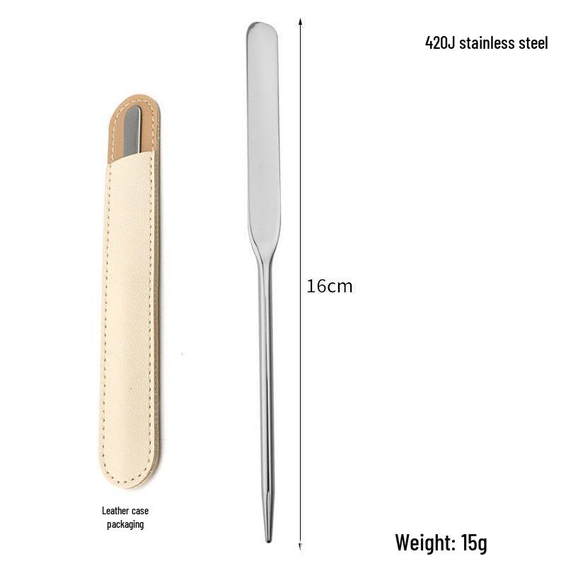Stainless Steel Large Gua Sha Board & Spatula Facial Beauty Tool