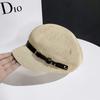 New Style Hollow Breathable Octagonal Hat For Women Spring  Summer  Sun Protection Peaked Cap Korean Versatile Painter Beret Hat