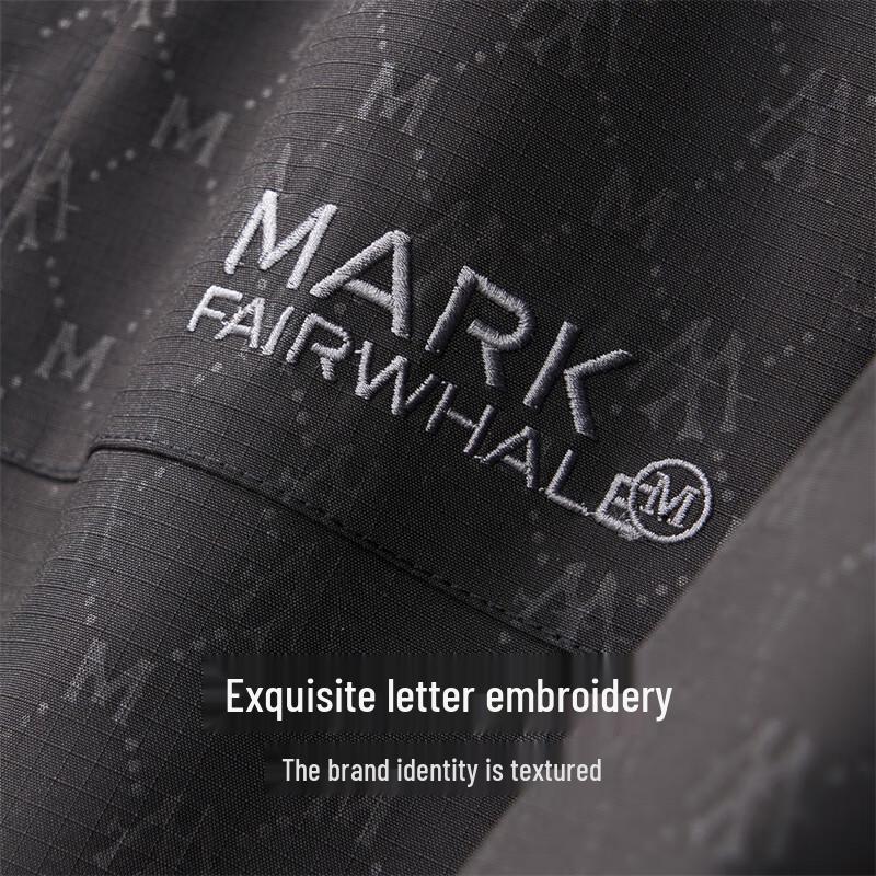 Mark Fairwhale Herren All-Over-Buchstabendruck Reversjacke