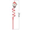 Spiral Christmas Plastic Straw Food Grade Christmas Party Decor Christmas Cartoon Straw  Children