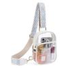 Clear Storage Bag with Adjustable Wide Strap Concert Crossbody Sling Bag Approved Sports Eco-friendly