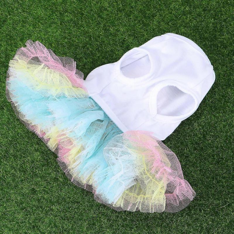 Pets Dog Dress Dog Clothes for Pet Wearing 3Pcs Colorful Pet Skirts