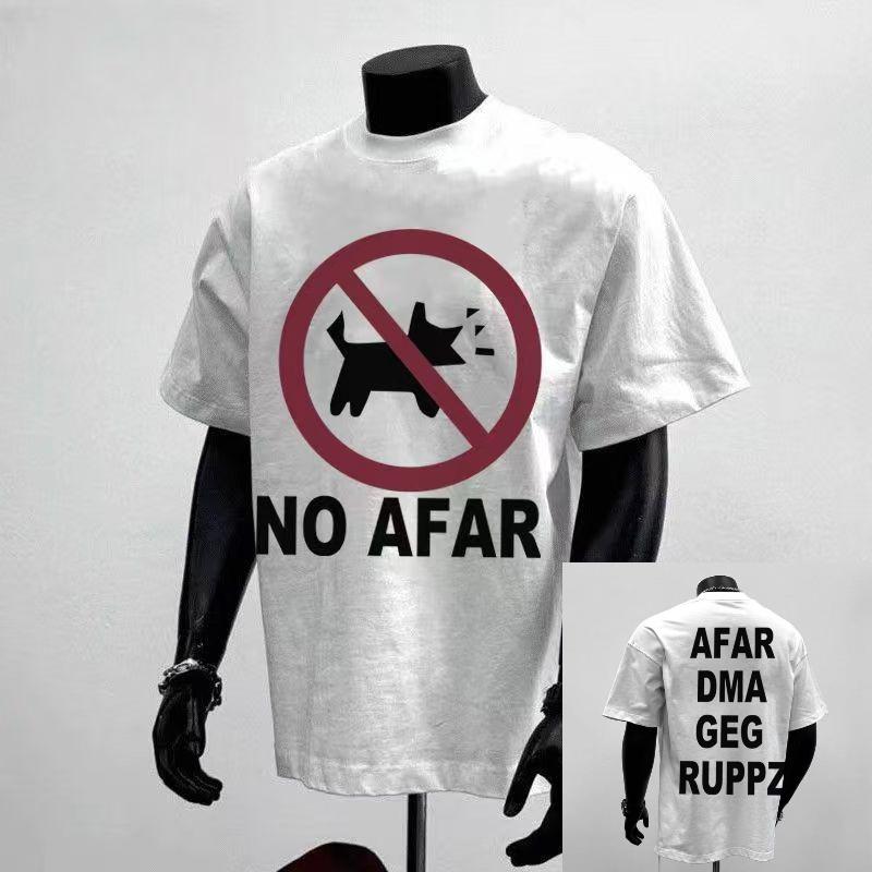 

Summer Loose American Short-sleeved T-shirt for Men and Women, A Heavyweight Pure Cotton Top 4XL