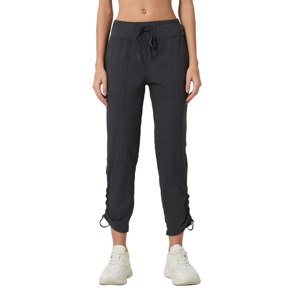 Spring and Summer Casual Sweatpants Women's Ice-feeling Quick-drying Breathable Running Fitness Pants Two Wear Leggings Straight Pants SS