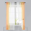 Solid Color Gradual Change Printing Curtain Screen Curtain Simple Window Screen Fabric Curtain Finished Balcony Living Room Bay Window Special Price