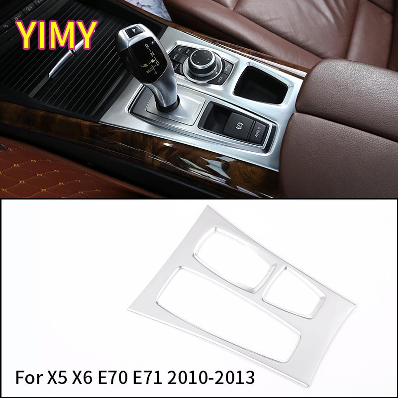 For BMW X5 X6 E70 E71 2008-2013 ABS Plastic Car Styling Gear Shift Central Control Panel Air Vent Outlet Cover Interior
