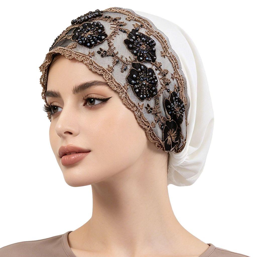Ethnic Hat Womens High Crown Foldable Sun Hat With Breathable Polyester For Spring