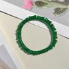 Original Design Imitation Jade Emerald Green Bracelet Women'S Section High-Rise Bracelet Street Stall High-Grade Natural Bracelet