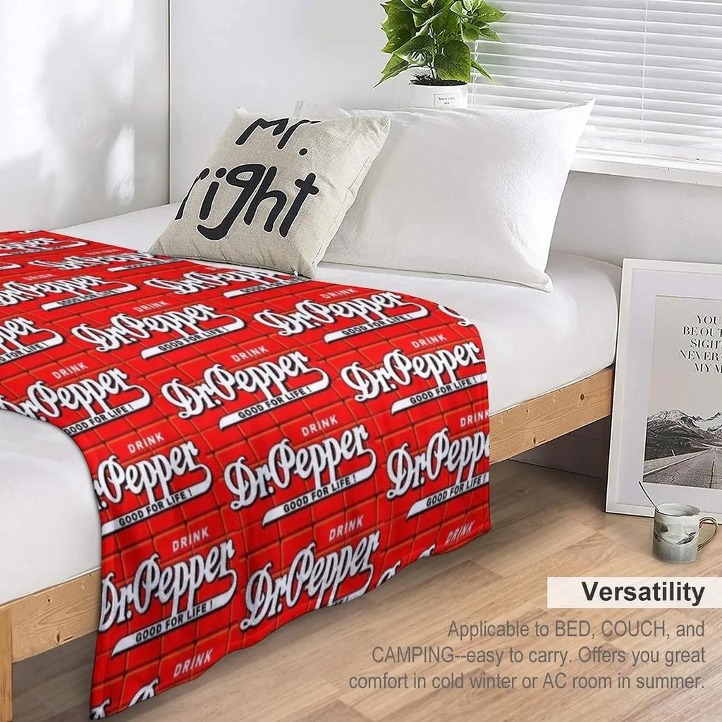 Dr Pepper - Good for Life! Throw Blanket Picnic Blanket Kid'S Blanket Beach Blanket Winter bed blankets
