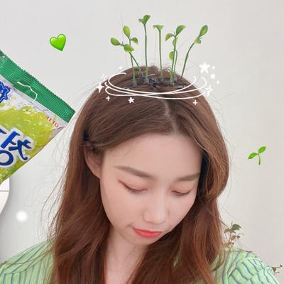 100 Pcs Bean Sprout Hair Clips Plant Hairpins Anti-slip Fake Leaf Funny Shape Long Green Sprout Decor Adult Children Hair Decoration Hair Clips